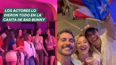 Actores de "Aída" Disfrutan Concierto de Bad Bunny en Madrid