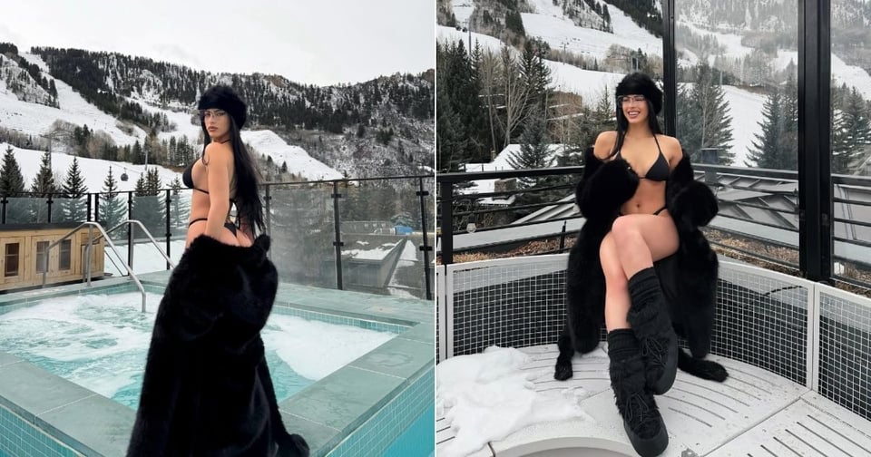 Rachel Arderi en Bikini en la Nieve de Aspen: ¡Furor en Redes!