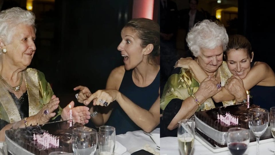 ¡Céline Dion le canta cumpleaños a su mamá con todo el corazón!