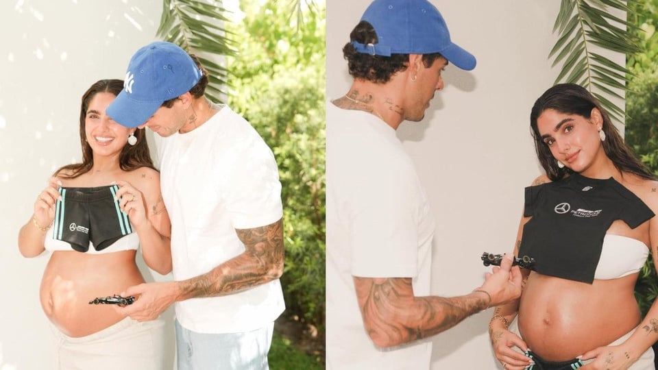 Isabella Ladera anuncia que espera un niño con fiesta temática de autos