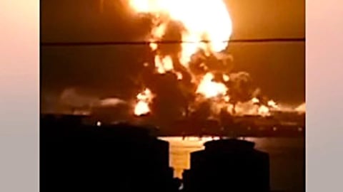 Controlado nuevo incendio en la Base de Supertanqueros de Matanzas