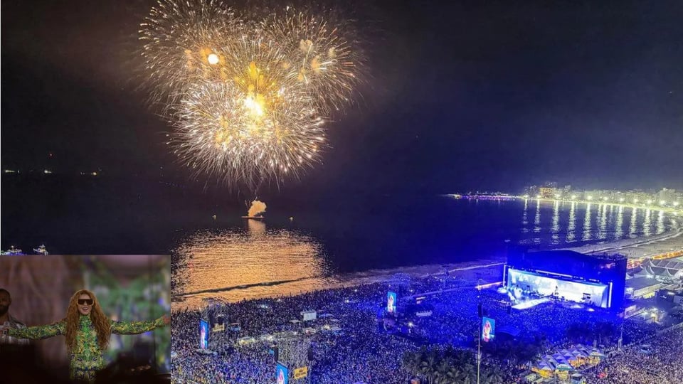 ¡Shakira revoluciona Copacabana con show histórico y gratuito!
