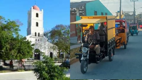 ¡Agarra esto! ¡Tricicleros de Guantánamo dan pasaje de arriba pa' la calle!