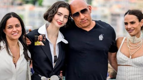 Vin Diesel y Meadow Walker, un emotivo reencuentro en Cannes por los 25 años de Fast & Furious