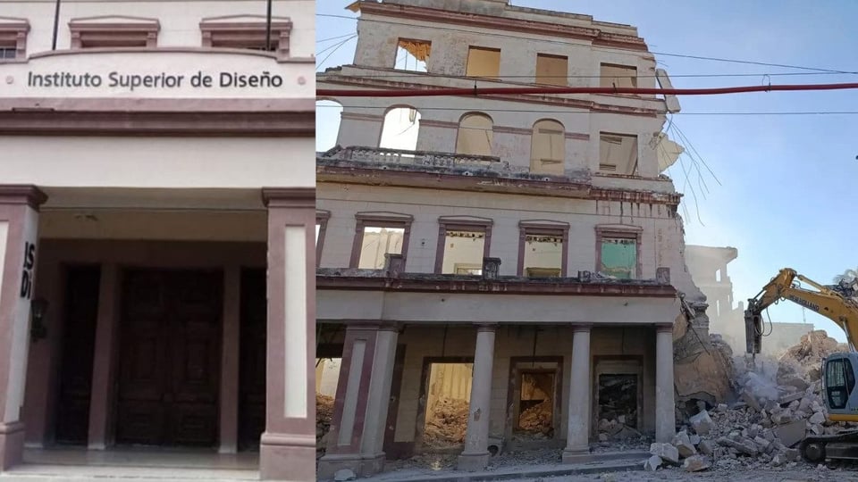 ¿Hasta cuándo, La Habana? Demuelen el histórico edificio del ISDI en Centro Habana