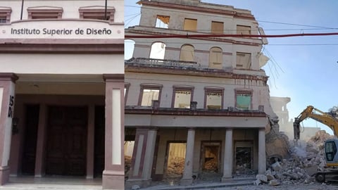 Demolición del Histórico Instituto Superior de Diseño en La Habana