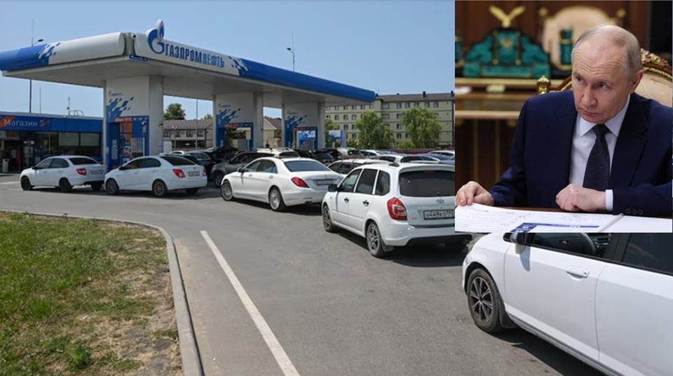 ¿Se queda Rusia sin gasolina? Ataques ucranianos vacían tanques y caen los aplausos a Putin