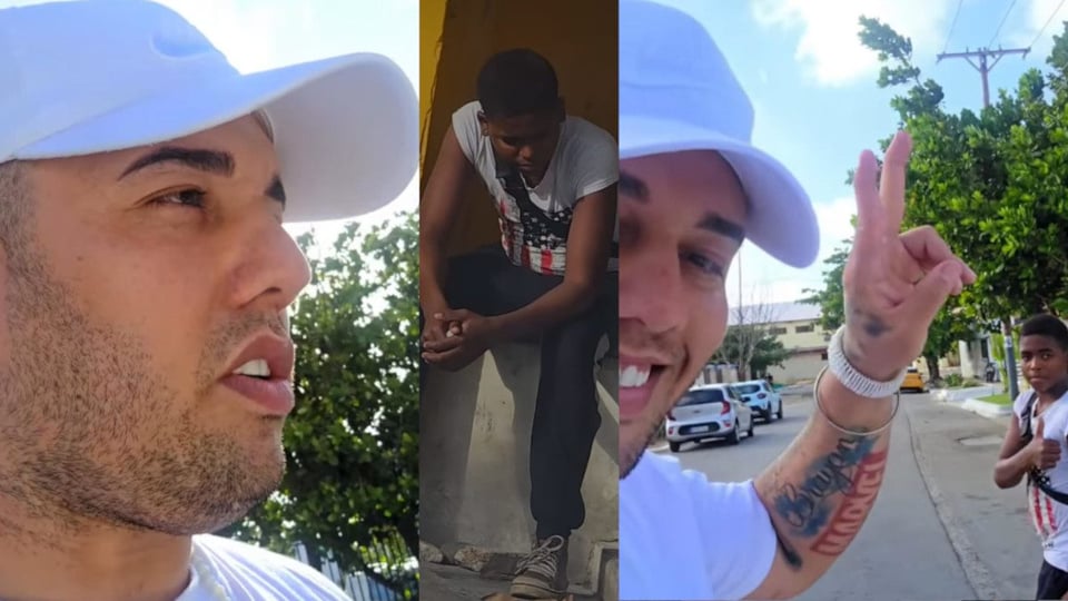 ¡Mawell le da un chapuzón de billetes a chamaquero limpiador de carros!