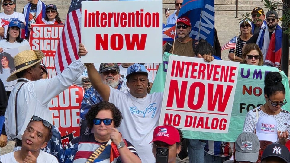 ¡Trump, Mueve la Colita! Cubanos en Washington Exigen Acciones Concretas