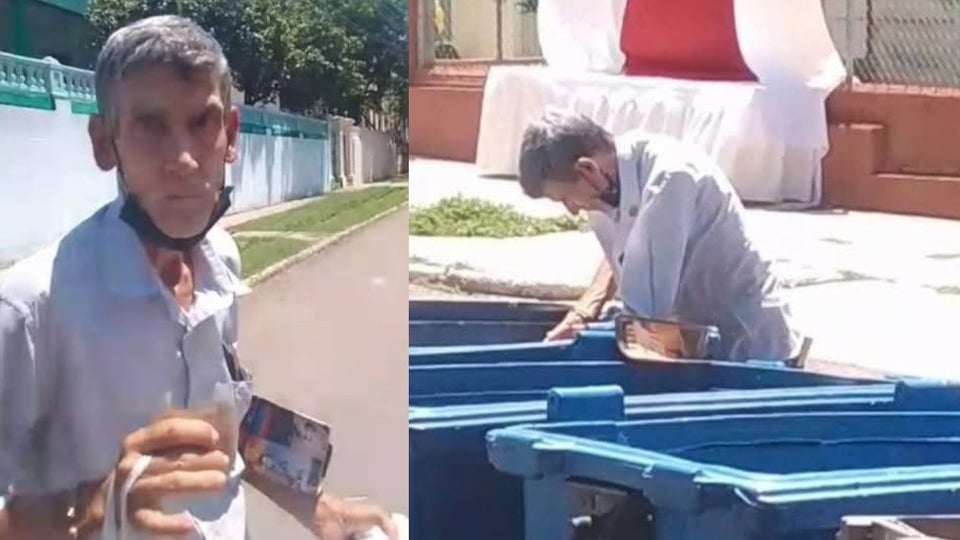 ¿Encontrando la cena entre la basura? El Vedado se llena de videos así