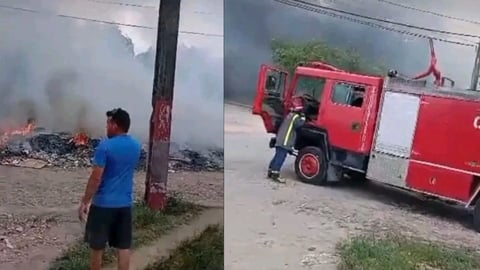 Incendio en Las Tunas: Bomberos luchan contra las llamas y la escasez de agua