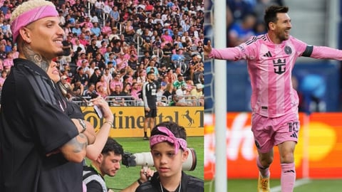 Bebeshito y Rachel Arderi Celebran Victoria del Inter Miami con Messi