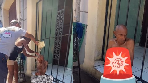 Solidaridad en La Habana: Ciudadanos Asisten a Hombre en Situación de Vulnerabilidad