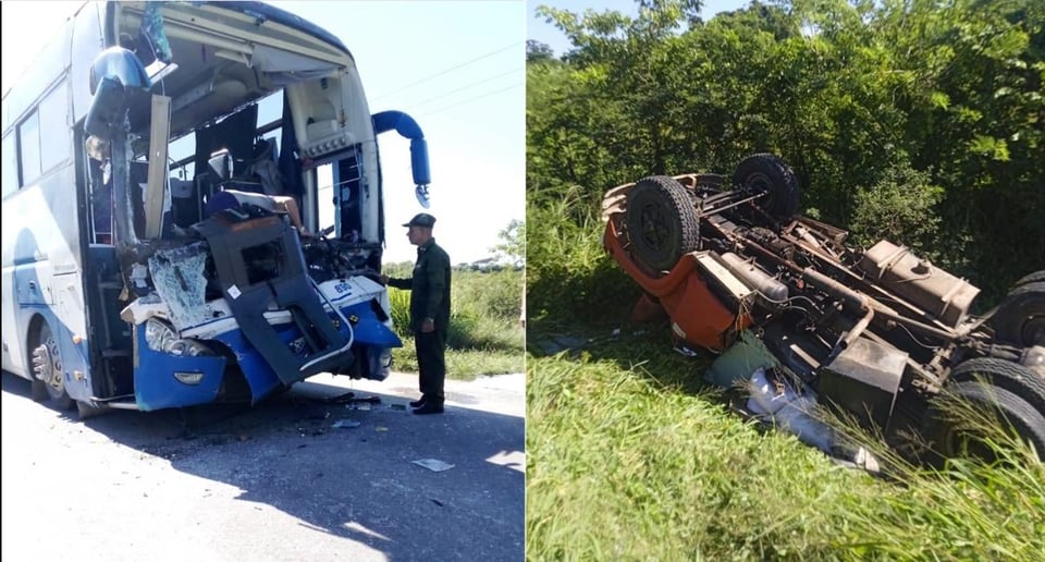 ¿Qué Fregado Pasó en Camagüey? ¡Ómnibus contra Camión! Un Muerto y Ocho Heridos