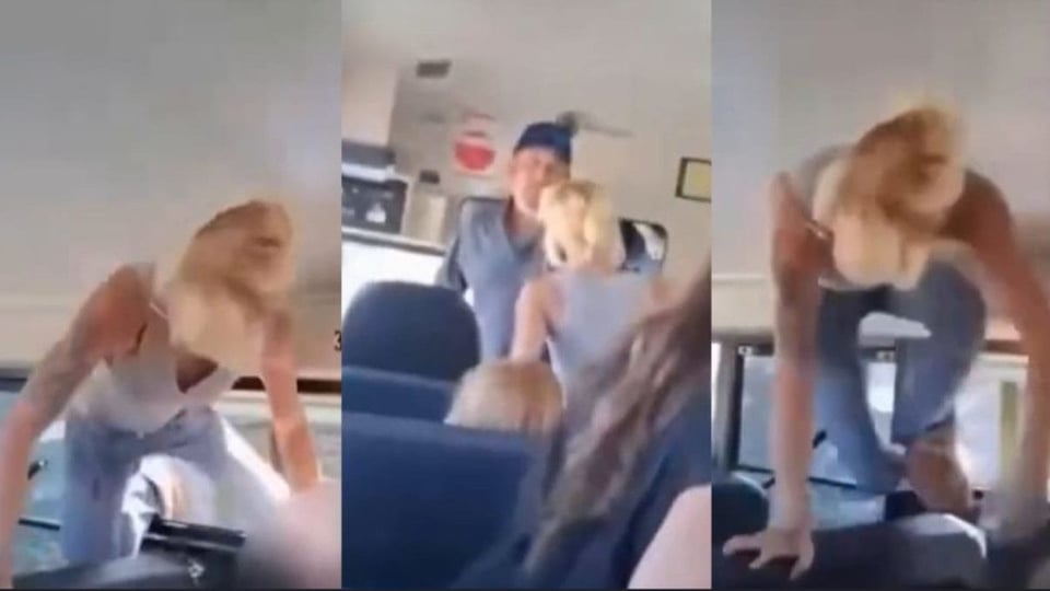 ¡Mamá Tira la Casa por la Ventana por su Hijo en Bus Escolar en California!