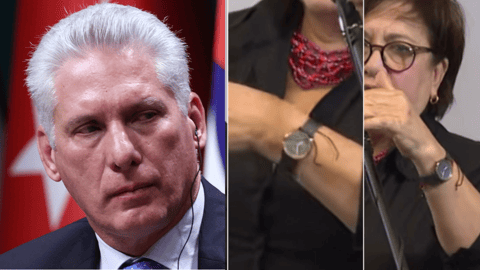 Díaz-Canel 'en vivo' en Cuba: Reloj que no cuadra y prensa controlada