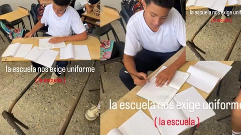 ¡Mesas que se desarman! Denuncian la vergüenza de las escuelas cubanas en TikTok