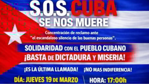 Exilio Cubano en Madrid Exige Libertad Tras Revueltas en Morón