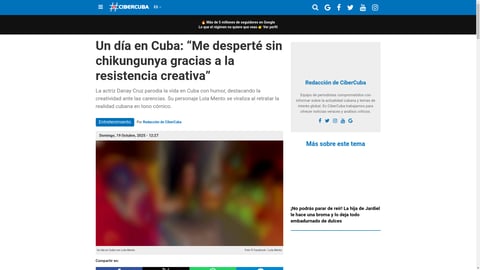 ¡Cuba al Descubierto! Actriz Revela la Verdadera Cara de la Isla con Humor que Te Hará Llorar de Risa