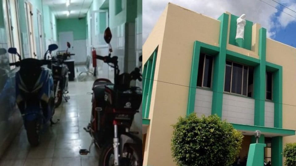 Denuncian parqueo de motos en sala neonatal de hospital en Cuba