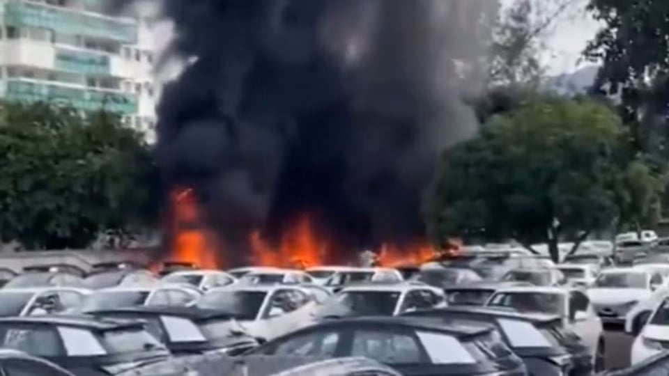 ¡Cayó el cielo en Río! Helicópteros chocan y causan estruendo