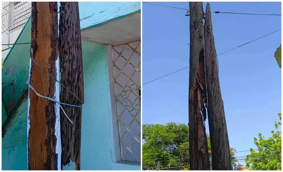 ¿Se Cae el Poste? Cárdenas Vive una Película de Terror por Estructura a Punto de Derrumbarse