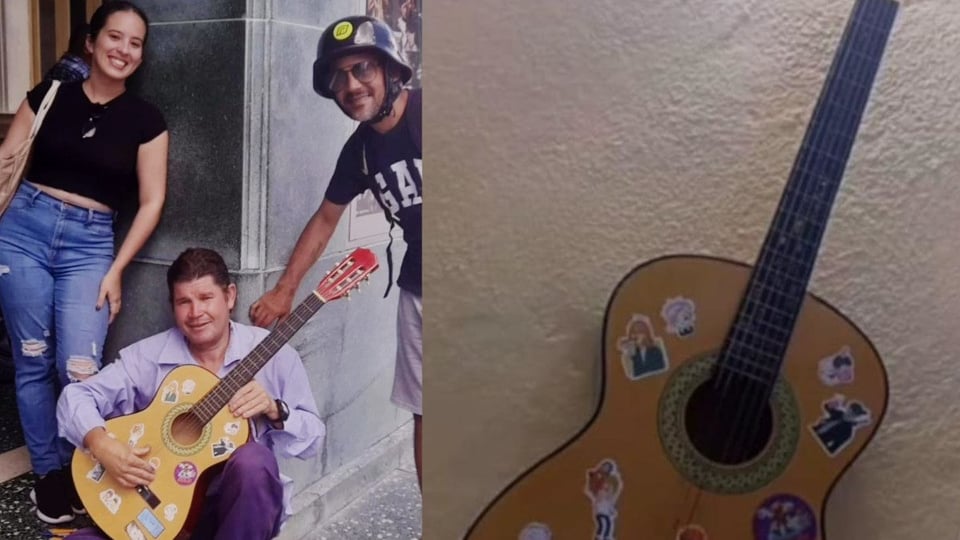 ¡Muñeco Resucita Musicalmente! Guitarra Nueva Le Devuelve la Voz en Santa Clara