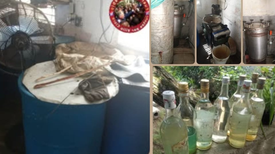 Desmantelan Fábrica Clandestina de Ron en Santa Clara