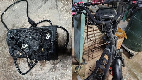 Moto Eléctrica se Incendia en La Habana Tras Fallo de Carga