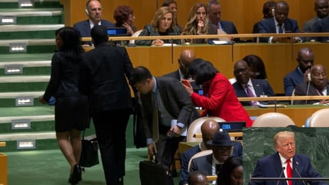 ¿Se fajaron en la ONU? Cuba se planta y deja el salón que Trump la tilda de "fallida"