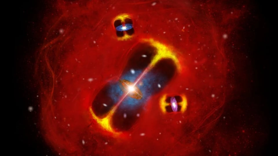 Oh, the Drama! This Baby Galaxy is Hotter Than My Oven on Thanksgiving!