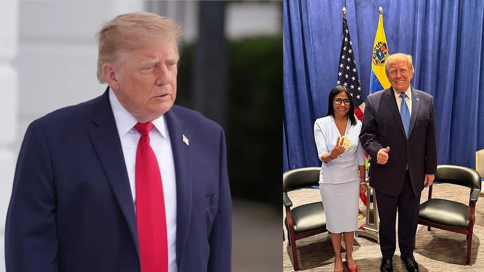 ¡Tremenda Rumba! Trump y Delcy Rodríguez Hablan de Elecciones y Petróleo con Sabor a Melcocha