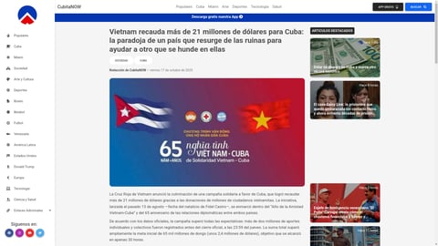 Vietnam demuestra solidaridad con Cuba recaudando millones para la isla