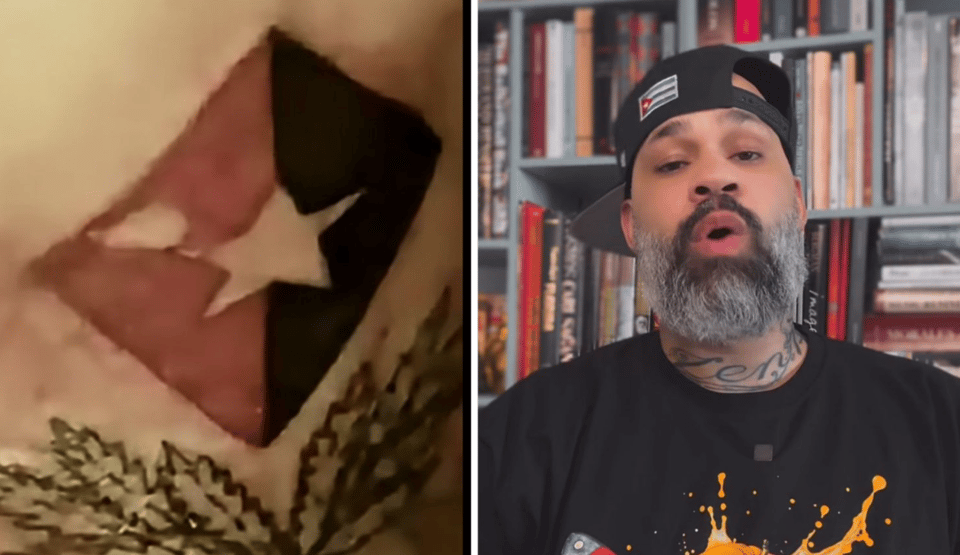 ¡El B se defiende! Tatuaje de Fidel Castro en Cuba genera revuelo en el rap