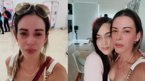 Madre Cubana Deportada Llora al Despedirse de Sus Hijos en Cancún