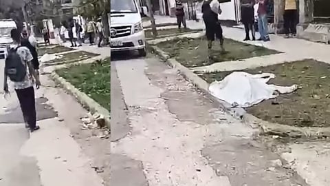 ¿Se le paró la guagua a la 'potencia médica'? Hombre muere en la calle esperando ambulancia