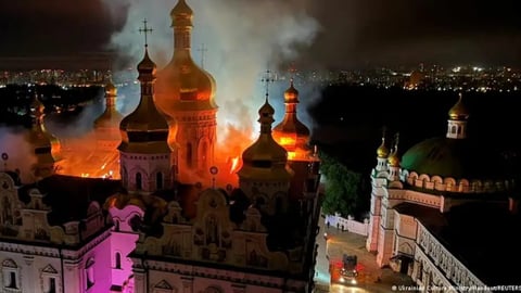 Rusia ataca Ucrania: cae un templo milenario en Kyiv y mueren al menos 10