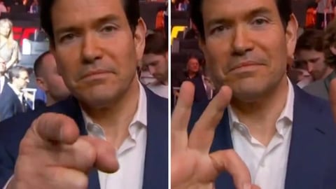 Marco Rubio causa furor en UFC Miami con el gesto del 305