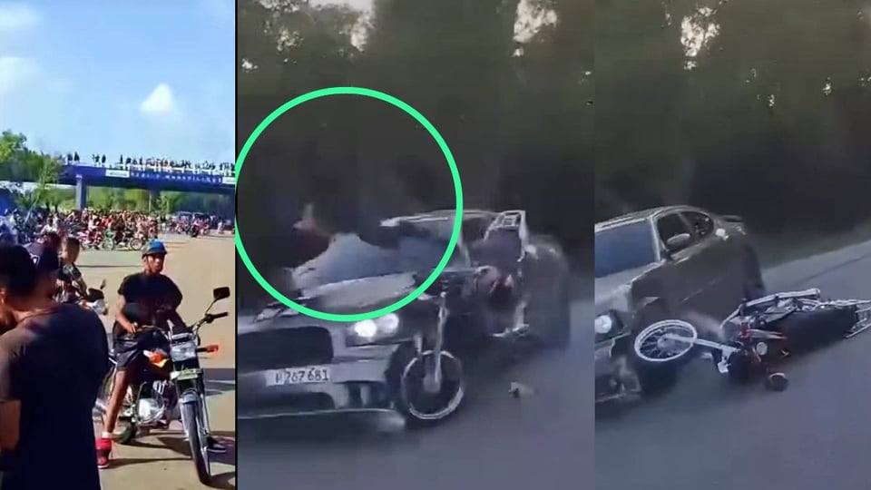 ¿¡Qué follón en El Cotorro!? Motorista se estrella y queda pa'l otro barrio
