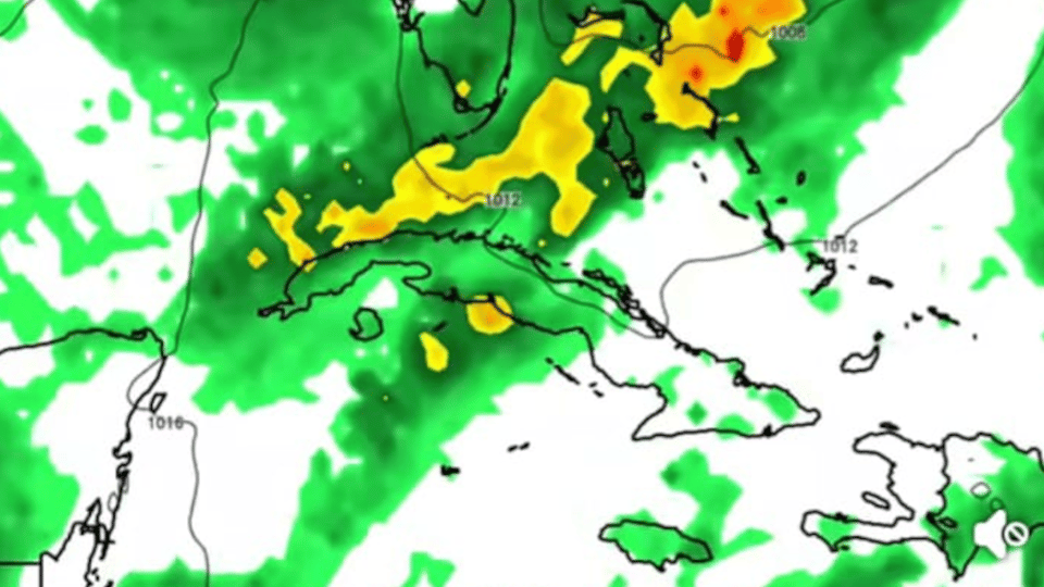 Frente Frío Intenso Trae Lluvias y Bajas Temperaturas a Cuba Occidental