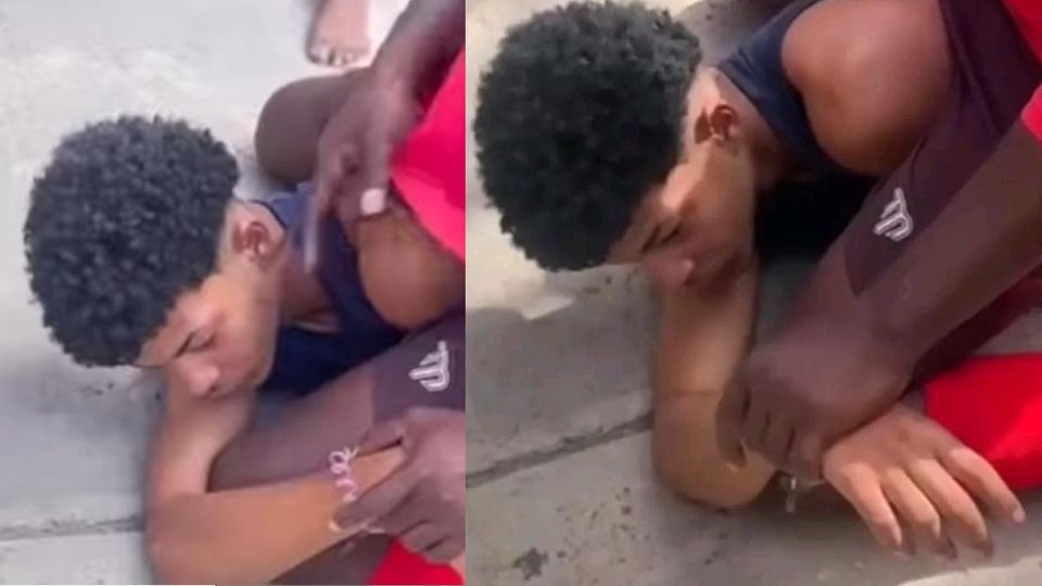 ¡Cabreros en Cárdenas! Agarran al Pillo del Celular en El Parque Martí