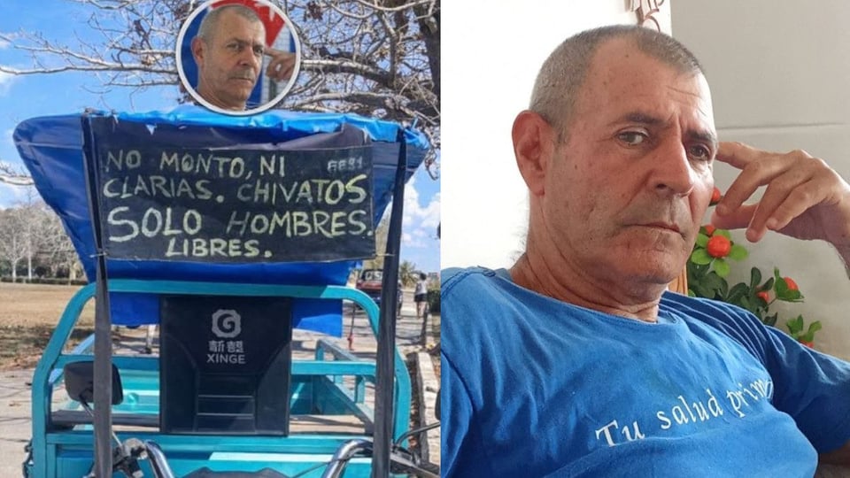 ¡Preso el Triciclero con el Corazón a Punto de Parar por un Cartel!
