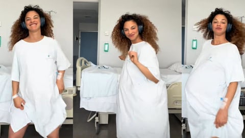 Joven Cubana Celebra el Trabajo de Parto Bailando Reparto en el Hospital