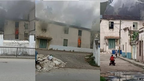 Iglesia de Guanabacoa Envuelve el Humo: Un Incendio Sorprende a La Habana