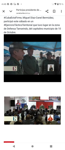 Díaz-Canel Monta Show Militar con Armas Viejas en La Habana