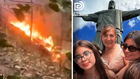 Tragedia en Río: Abuela, madre e hija mueren en accidente de helicóptero