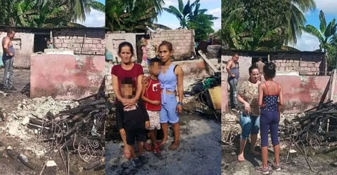 Un Fuego Devora un Hogar en Manzanillo, Dejando a una Familia en la Nada