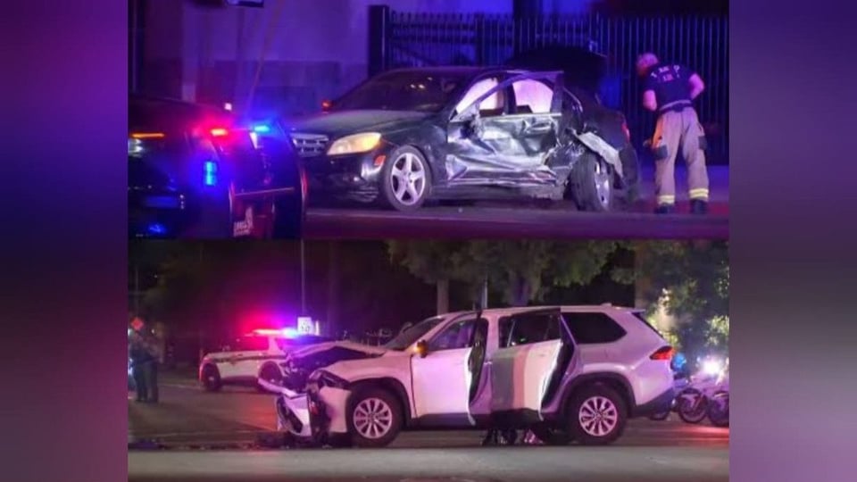 ¡Atrapado por robar y huir! Persecución policial termina en choque cerca del aeropuerto de Miami
