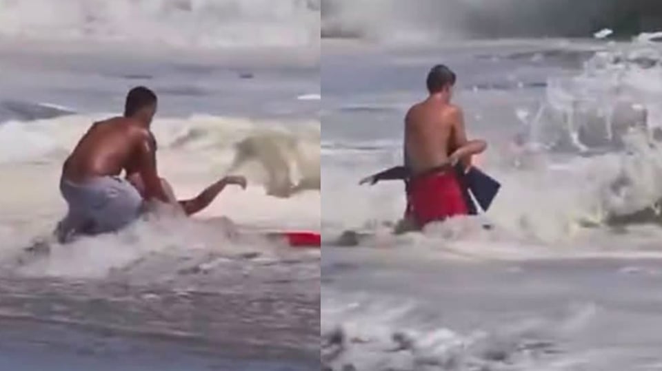 ¿Salvavidas o héroe? Trump invita a la Casa Blanca a joven que rescató a un niño del mar bravo