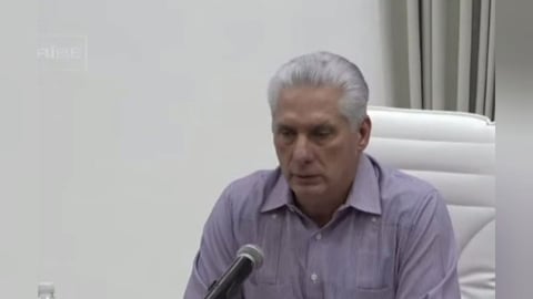 Díaz-Canel se muestra motivado ante la crisis cubana